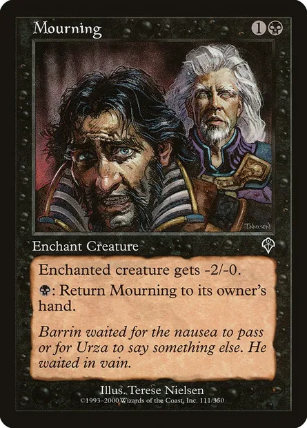 Endeuillement, carte Magic INV 111 — extension Invasion