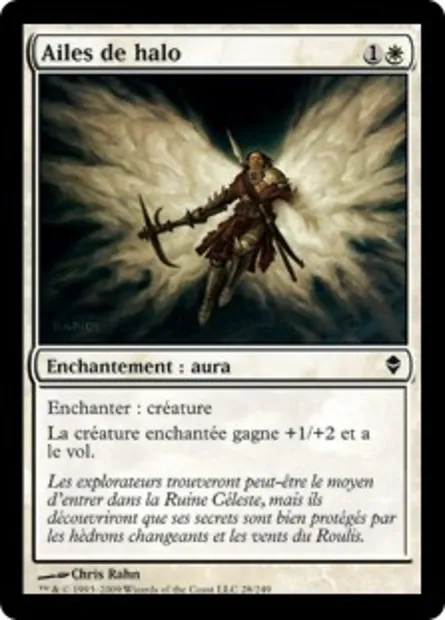 Ailes de halo, carte Magic ZEN 28 — extension Zendikar