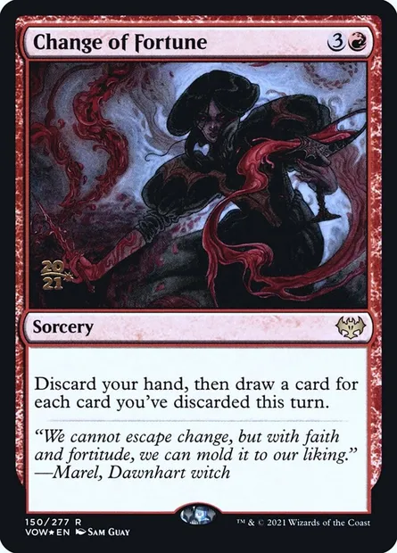 Change of Fortune, Magic card PVOW 150s — Innistrad: Crimson Vow Promos set