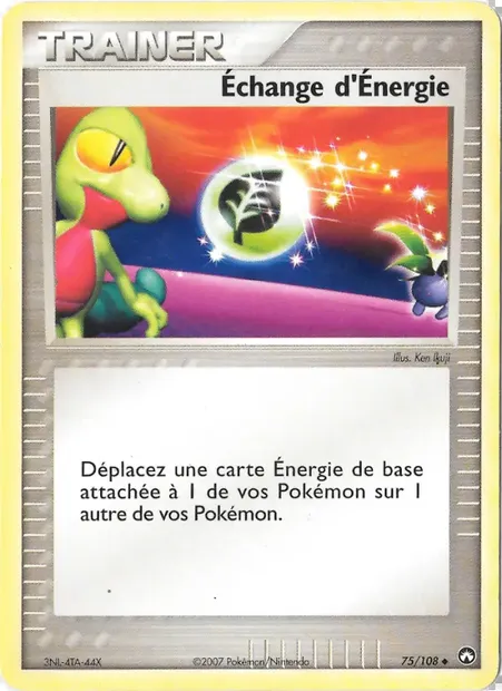 Échange d'Énergie, carte Pokémon PK 75 — extension EX Gardiens du Pouvoir