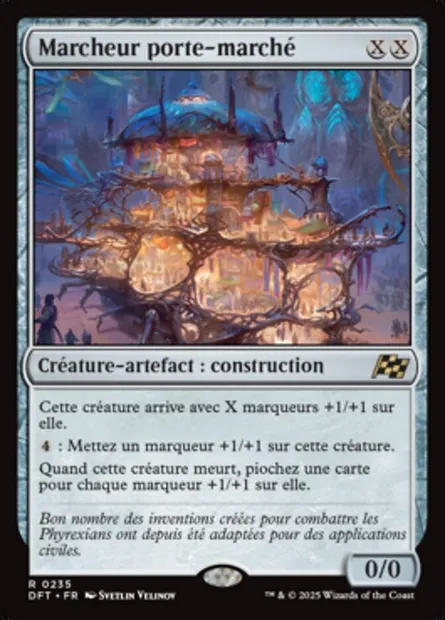 Marcheur porte-marché, carte Magic DFT 235 — extension Aetherdrift
