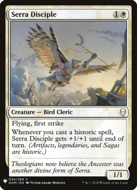Serra Disciple, Magic card PLST DOM-34 — The List set