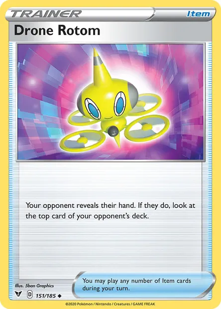 Drone Rotom, Pokémon card VIV 151 — Vivid Voltage set