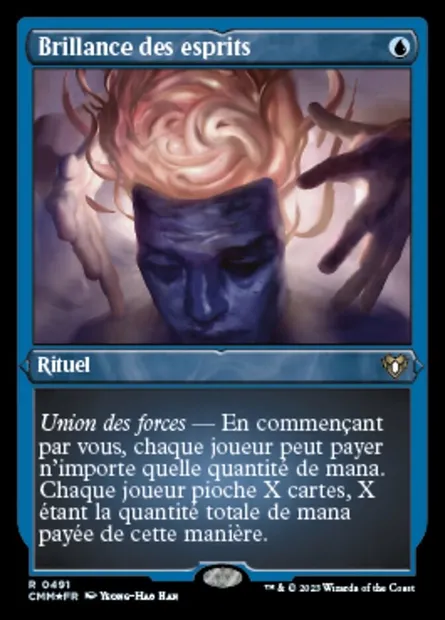 Brillance des esprits, carte Magic CMM 491 — extension Commander Masters