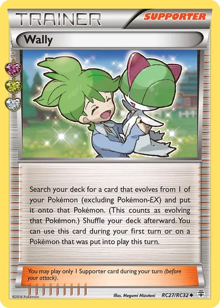 Wally, Pokémon card GEN RC27 — Generations set