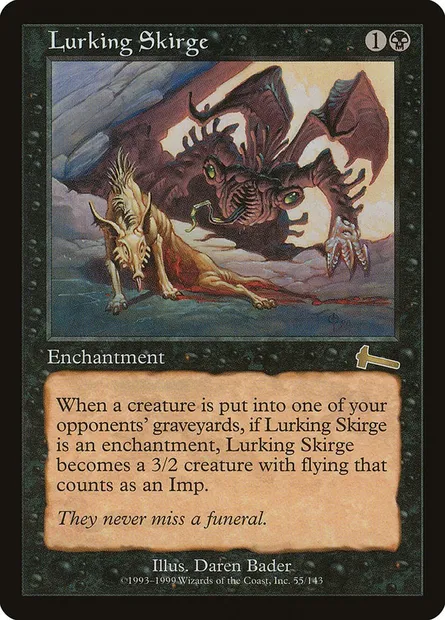 Lurking Skirge, Magic card ULG 55 — Urza's Legacy set