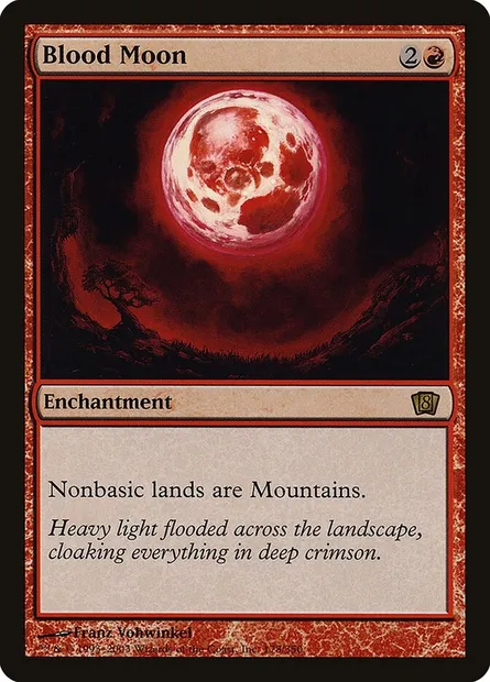 Blood Moon, Magic card 8ED 178★ — Eighth Edition set