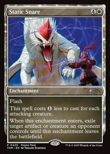 Collet statique, carte Magic TDM 420 — extension Tarkir: Dragonstorm