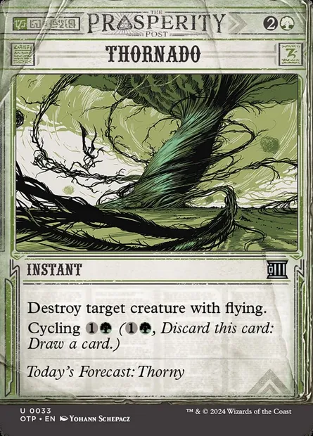 Thornado, Magic card OTP 33 — Breaking News set