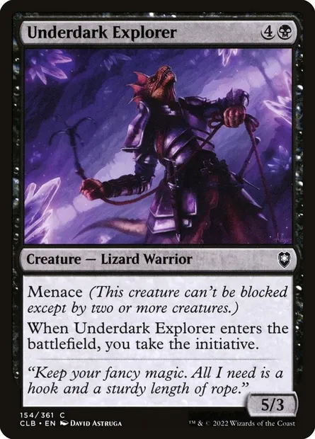 Underdark Explorer, Magic card CLB 154 — Commander Legends: Battle for Baldur's Gate set