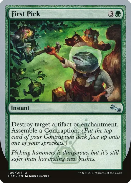 First Pick, Magic card UST 109 — Unstable set