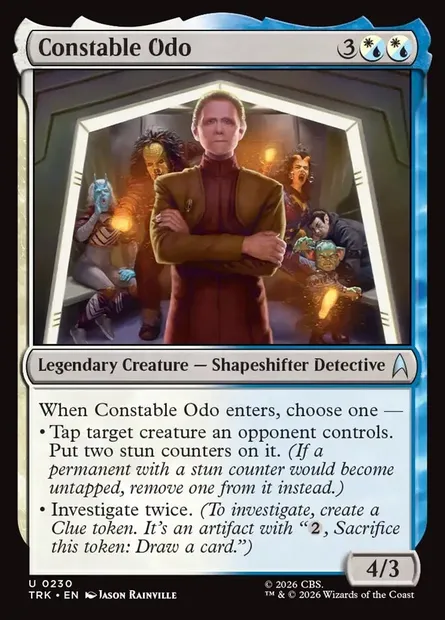 Constable Odo, Magic card TRK 230 — Star Trek set