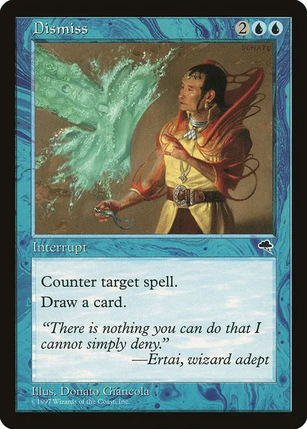Dismiss, Magic card TMP 58 — Tempest set