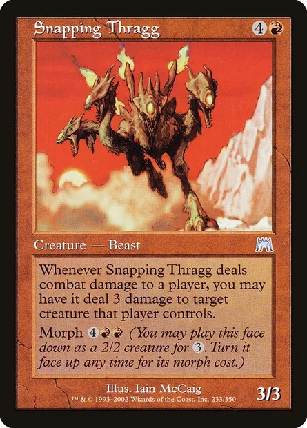 Snapping Thragg, Magic card ONS 233 — Onslaught set