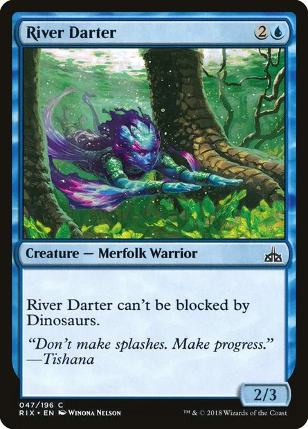 River Darter, Magic card RIX 47 — Rivals of Ixalan set