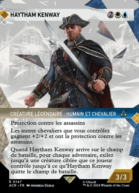 Haytham Kenway, carte Magic ACR 147 — extension Assassin's Creed