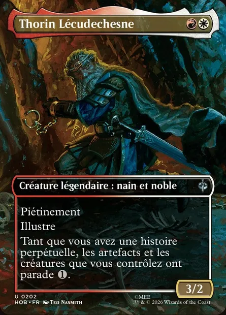Thorin Lécudechesne, carte Magic HOB 202 — extension The Hobbit