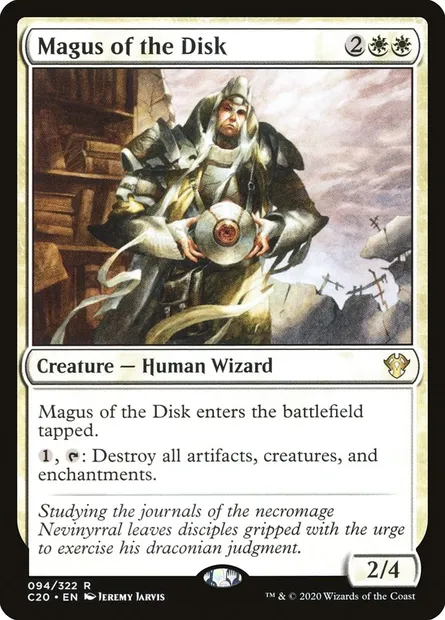 Magus of the Disk, Magic card C20 94 — Commander 2020 set