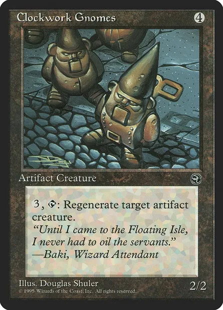 Clockwork Gnomes, Magic card HML 102 — Homelands set