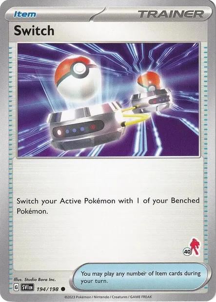Échange, carte Pokémon BA24 194-40 — extension Battle Academy 2024