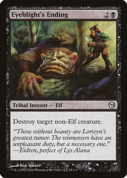 Eyeblight's Ending, Magic card DPA 25 — Duels of the Planeswalkers set