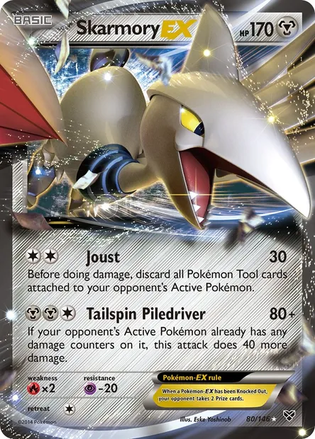 Skarmory EX, Pokémon card XY 80 — XY set