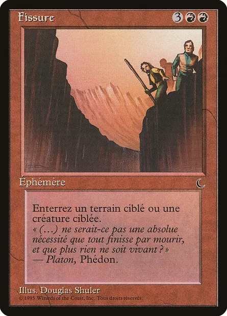 Fissure, Magic card REN 85 — Renaissance set