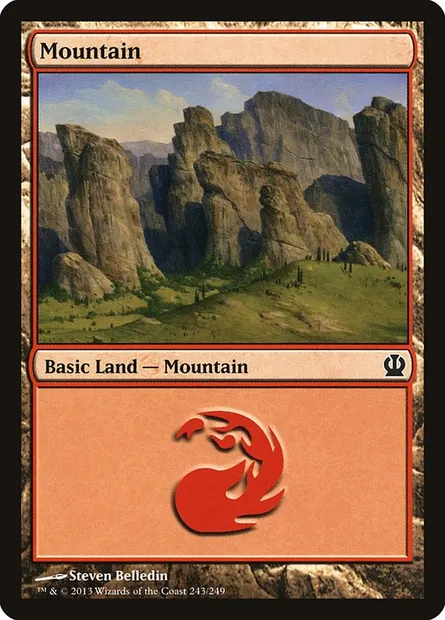 Mountain, Magic card THS 243 — Theros set