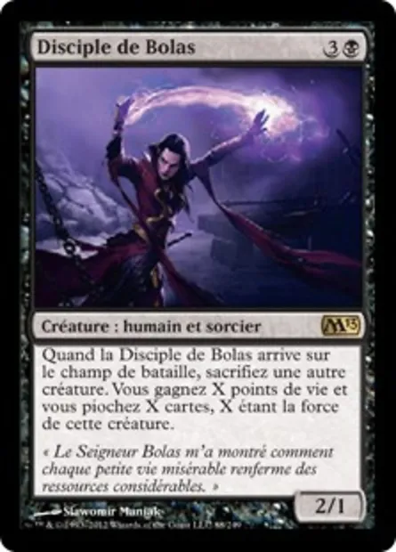 Disciple de Bolas, carte Magic M13 88 — extension Magic 2013