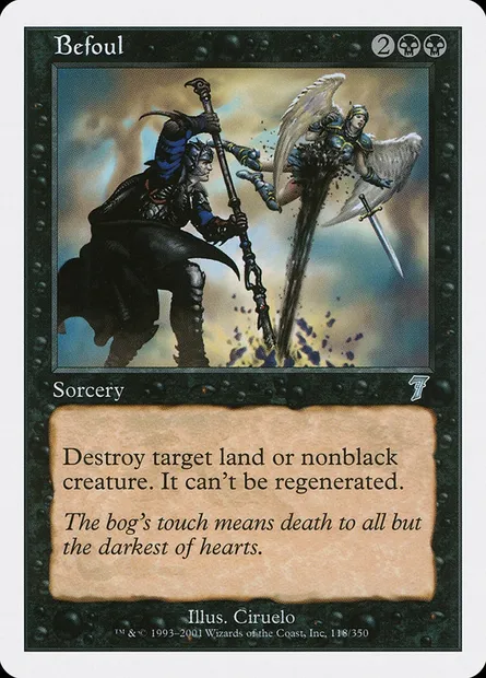 Crasse, carte Magic 7ED 118 — extension Septième Edition