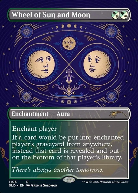Roue du soleil et de la lune, carte Magic SLD 1105 — extension Secret Lair Drop