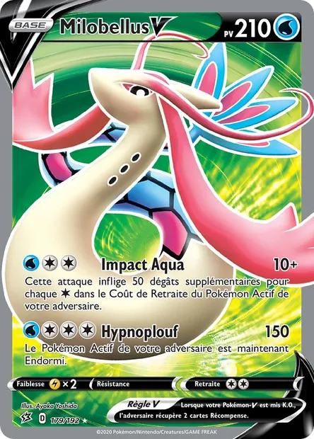 Milobellus V, carte Pokémon RCL 179 — extension Clash des Rebelles