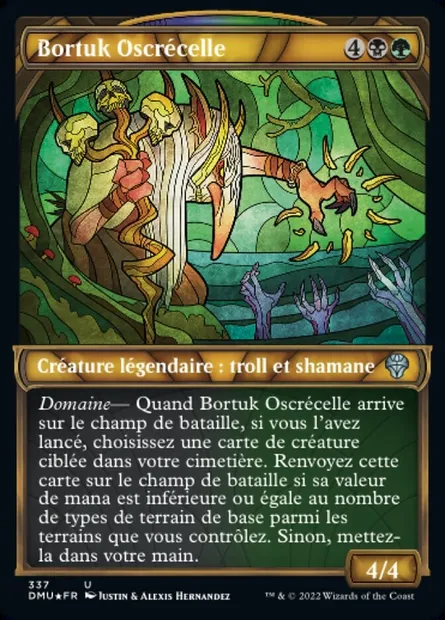 Bortuk Oscrécelle, carte Magic DMU 337 — extension Dominaria Uni