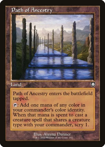 Path of Ancestry, Magic card BRC 192 — The Brothers' War Commander set