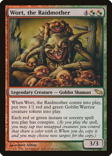 Wort, the Raidmother, Magic card SHM 223 — Shadowmoor set