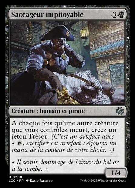 Saccageur impitoyable, carte Magic LCC 208 — extension The Lost Caverns of Ixalan Commander