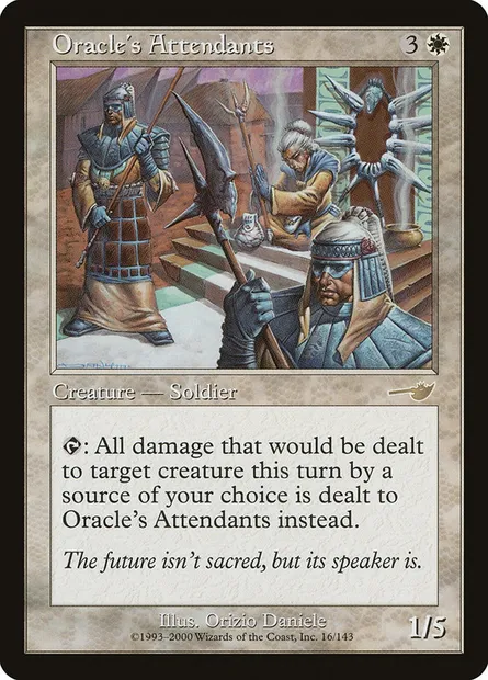 Oracle's Attendants, Magic card NEM 16 — Nemesis set