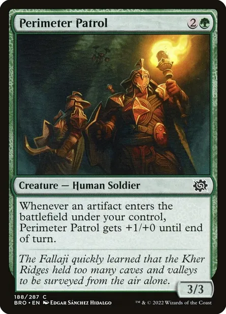 Perimeter Patrol, Magic card BRO 188 — The Brothers' War set
