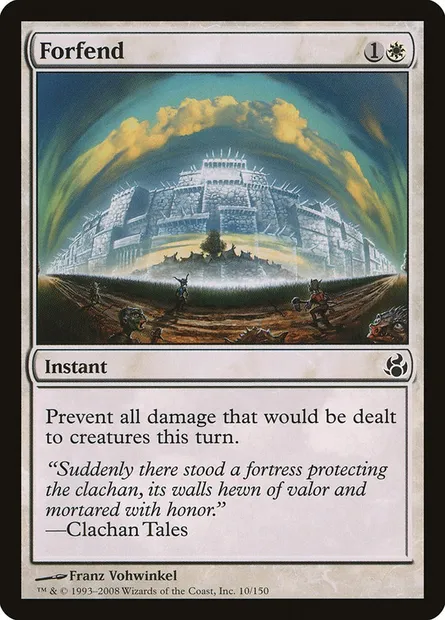 Forfend, Magic card MOR 10 — Morningtide set