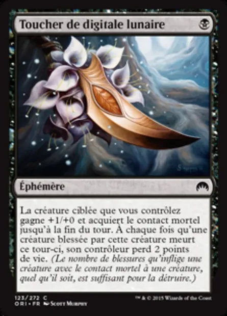 Toucher de digitale lunaire, carte Magic ORI 123 — extension Magic Origines