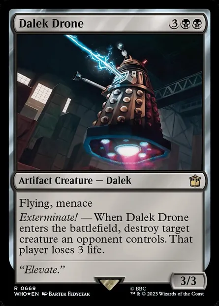 Dalek Drone, Magic card WHO 669 — Doctor Who set