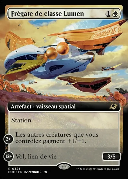 Frégate de classe Lumen, carte Magic EOE 321 — extension Edge of Eternities