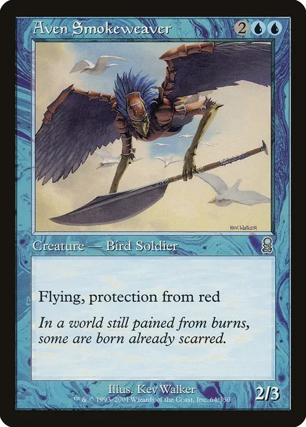Aven Smokeweaver, Magic card ODY 64 — Odyssey set