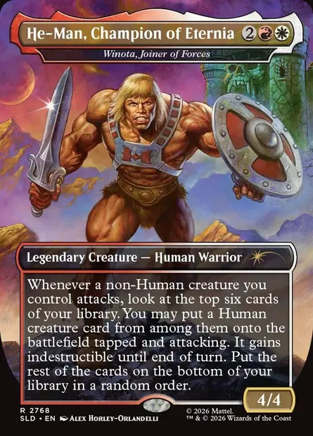 Winota, unisseuse de forces, carte Magic SLD 2768 — extension Secret Lair Drop