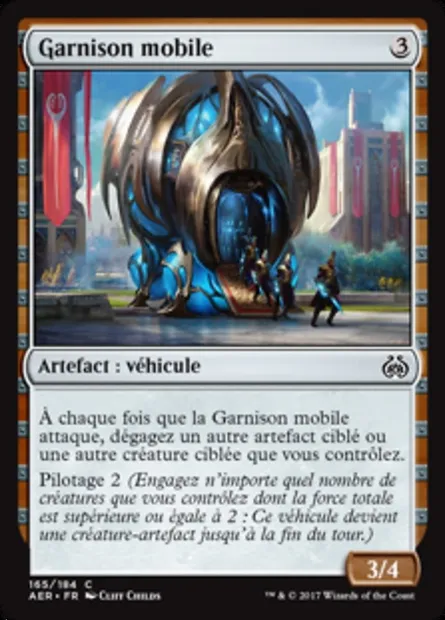 Garnison mobile, carte Magic AER 165 — extension La révolte éthérique