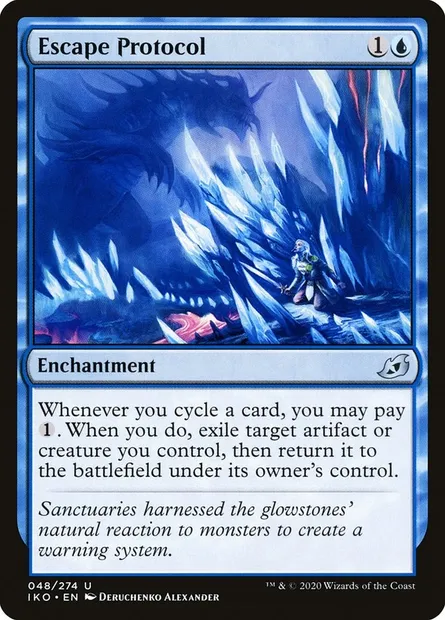 Escape Protocol, Magic card IKO 48 — Ikoria: Lair of Behemoths set