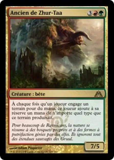 Ancien de Zhur-Taa, carte Magic DGM 119 — extension Le labyrinthe du dragon