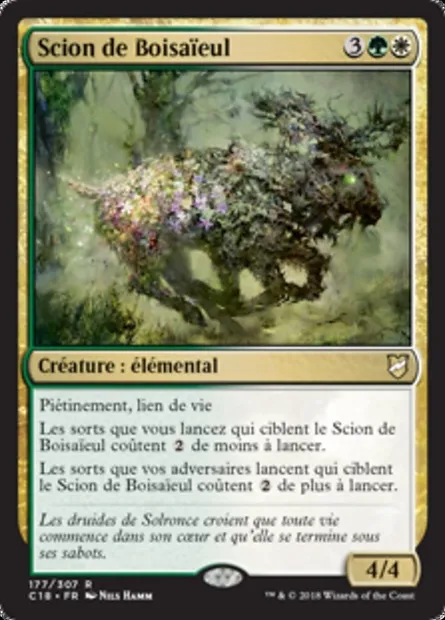 Scion de Boisaïeul, carte Magic C18 177 — extension Commander 2018