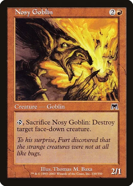 Nosy Goblin, Magic card ONS 220 — Onslaught set