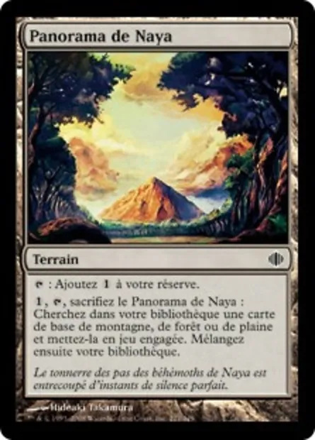 Panorama de Naya, carte Magic ALA 227 — extension Les éclats d'Alara